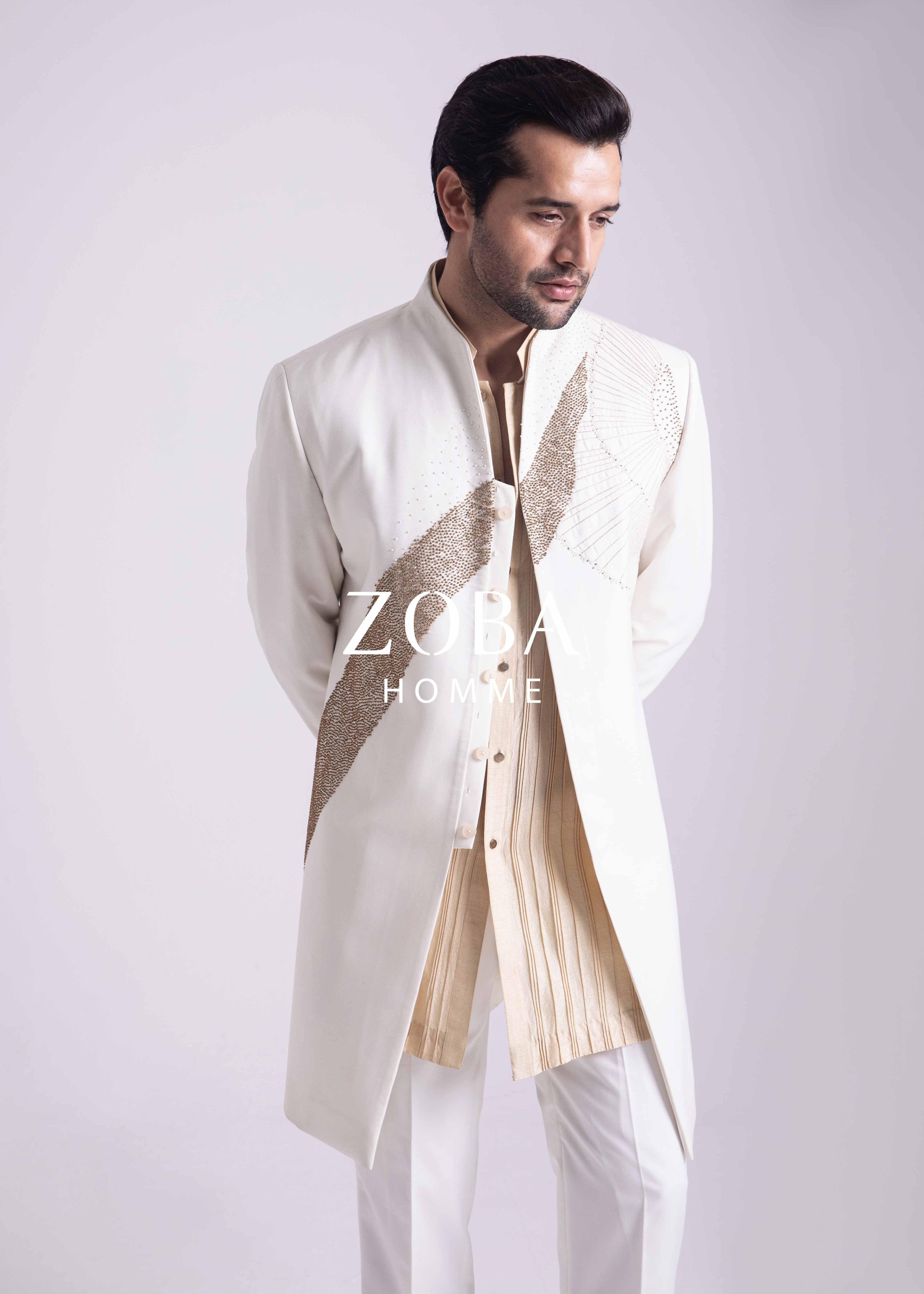 Luminous Gold Indo Western Set