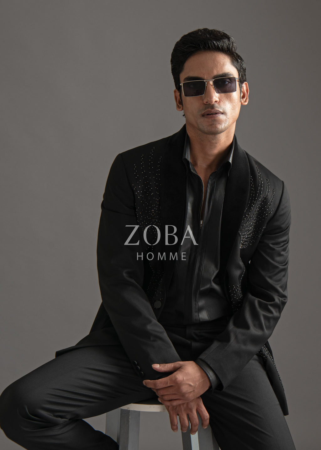 Broken Wing Black Tuxedo Suit