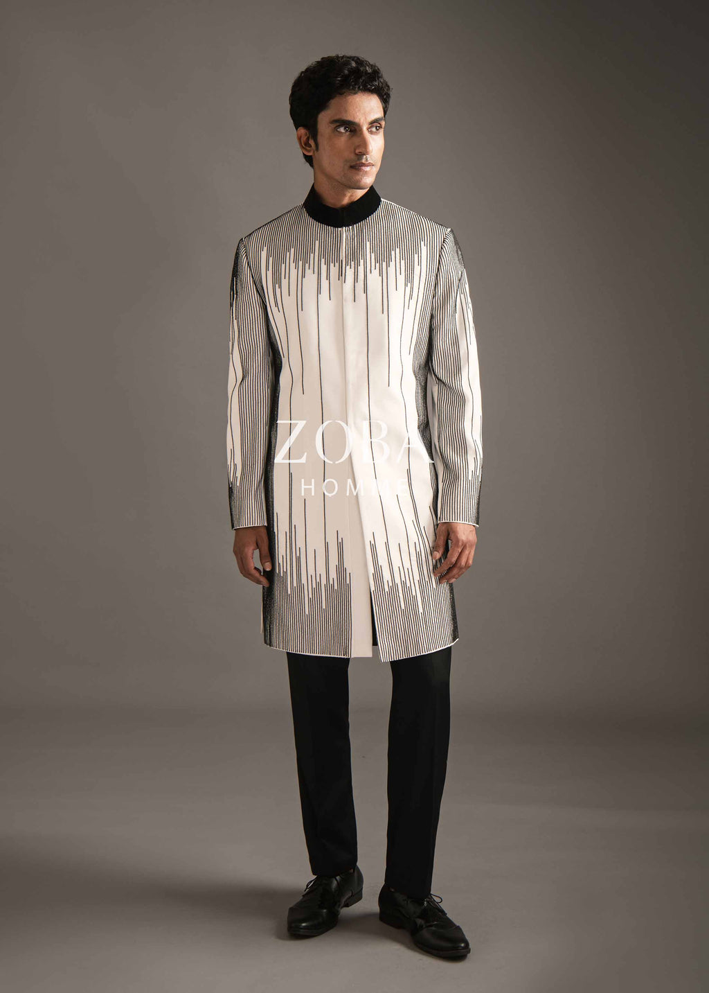 The Asymmetrical Lines Indo Western Set