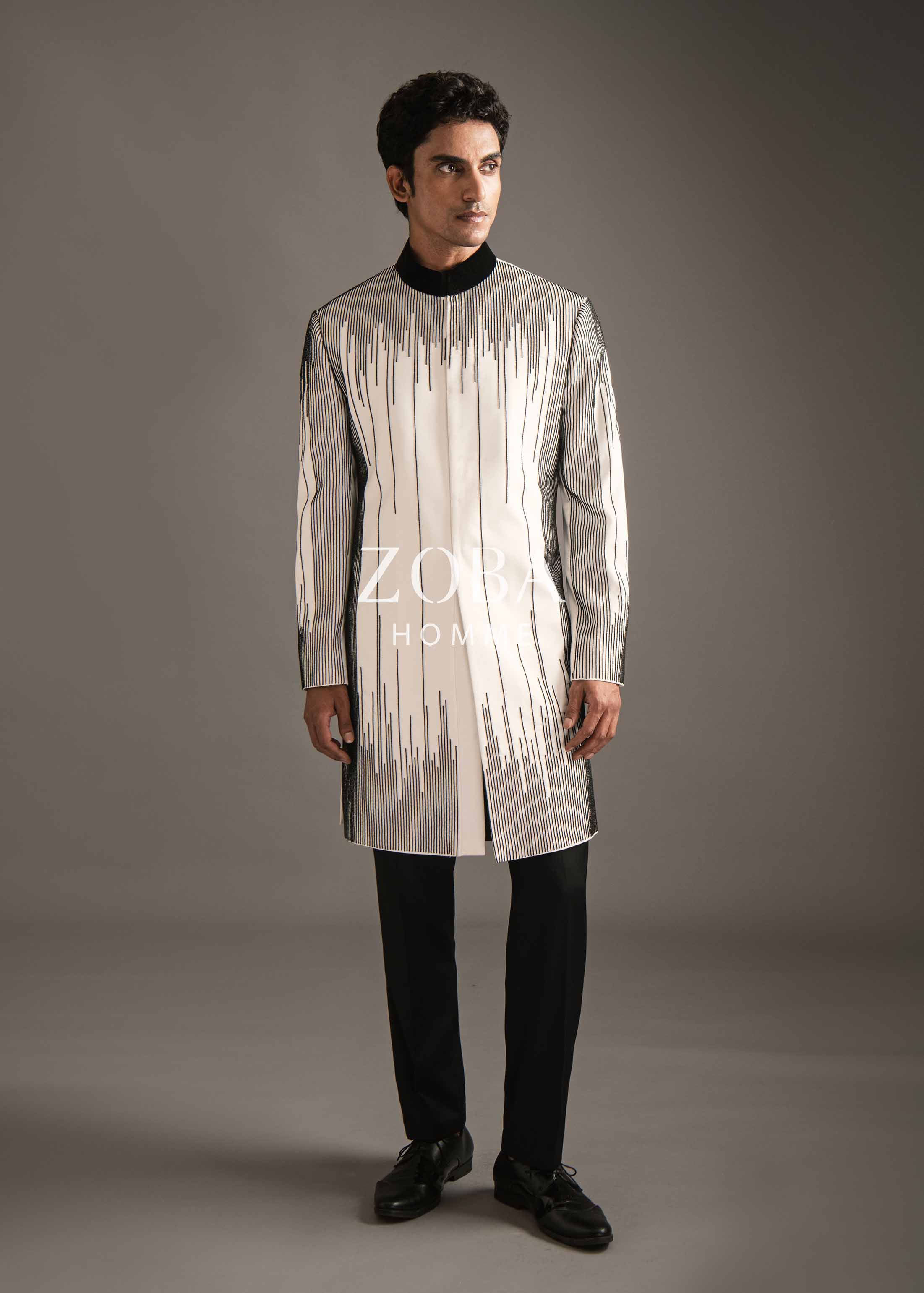 The Asymmetrical Lines Indo Western Set