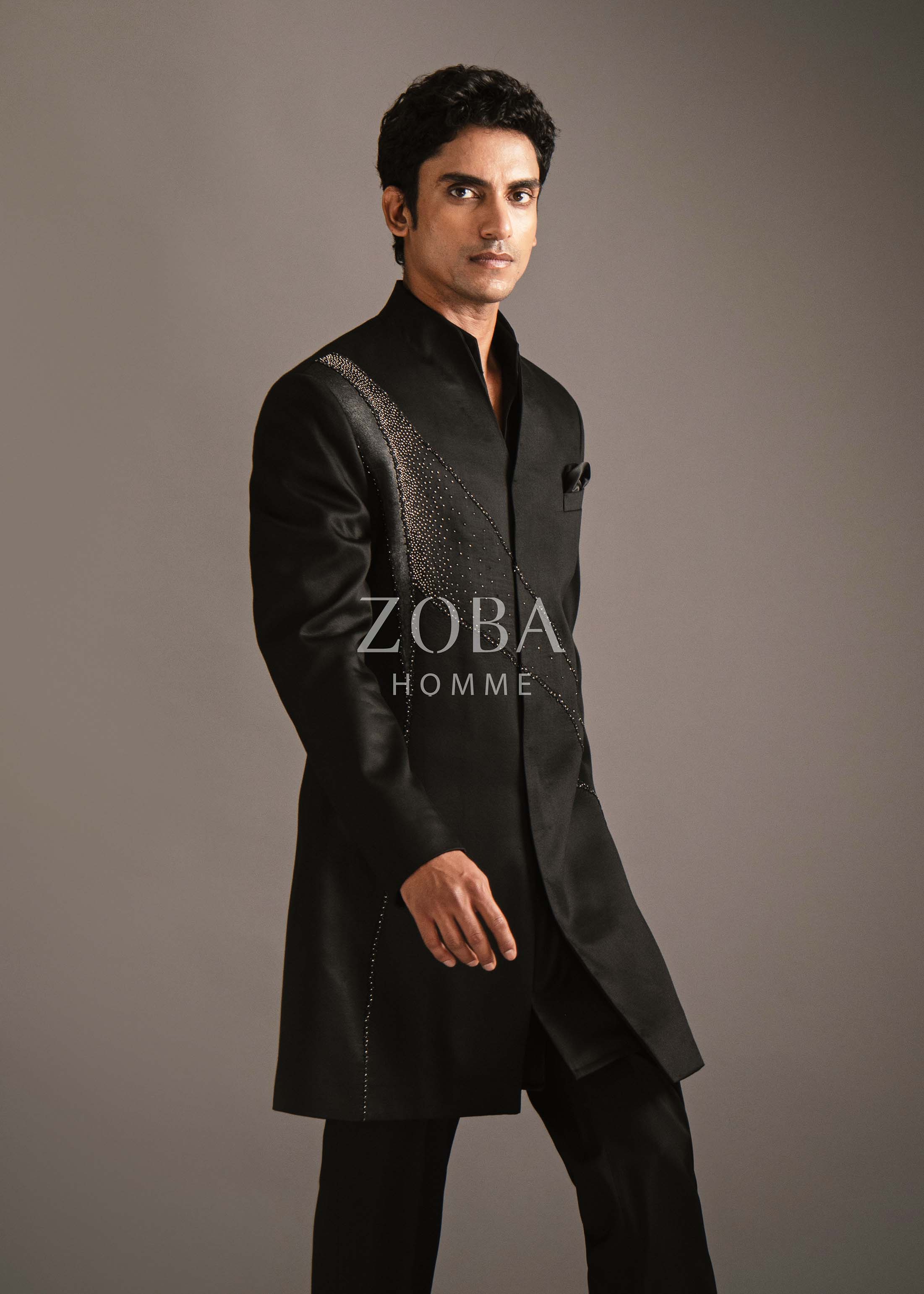 Cosmic Silk Indo Western Set