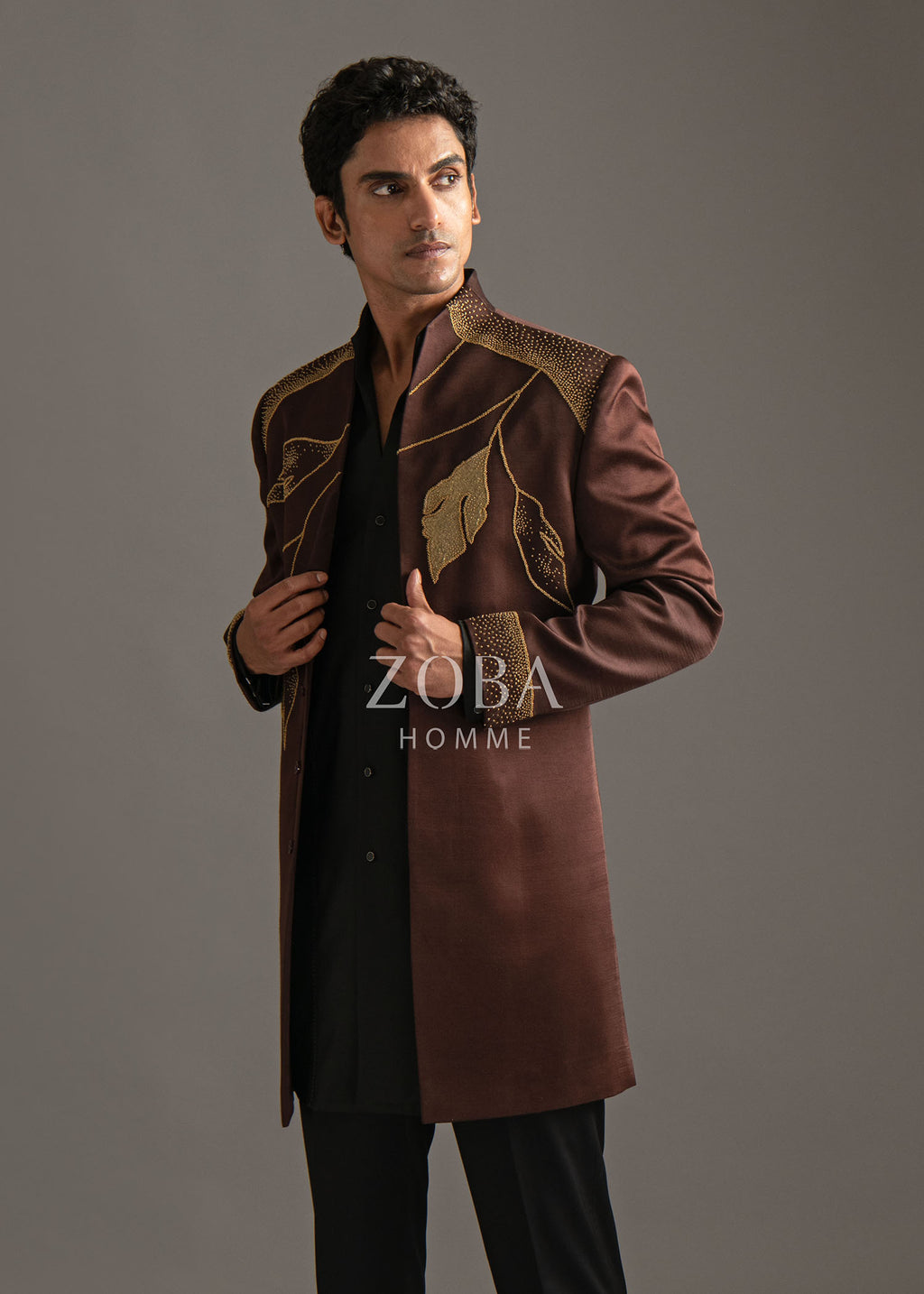 Fall Foliole Indo Western Set