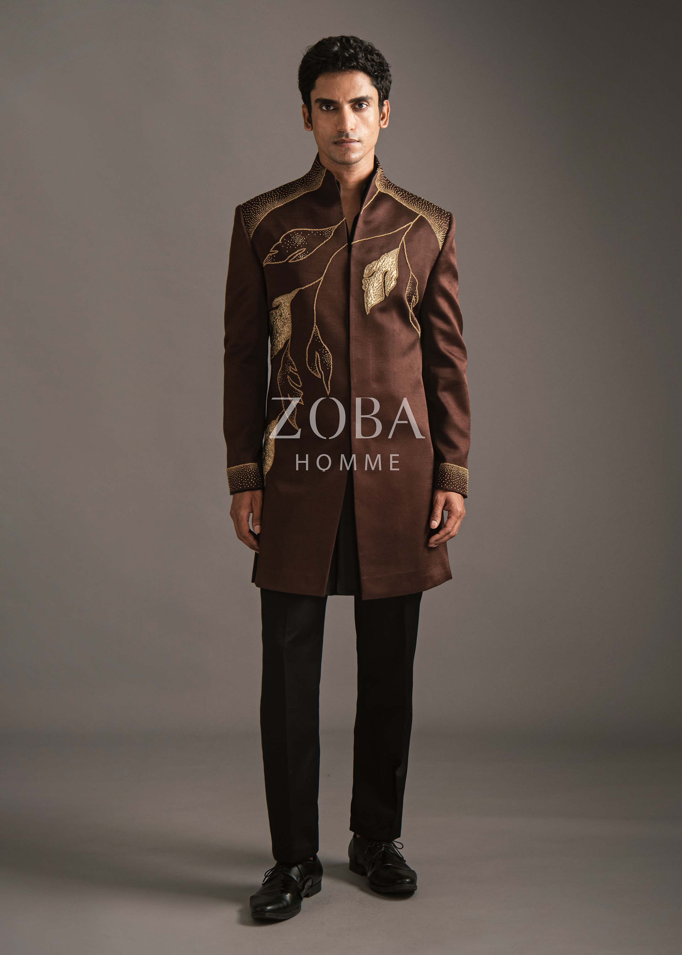 Fall Foliole Indo Western Set