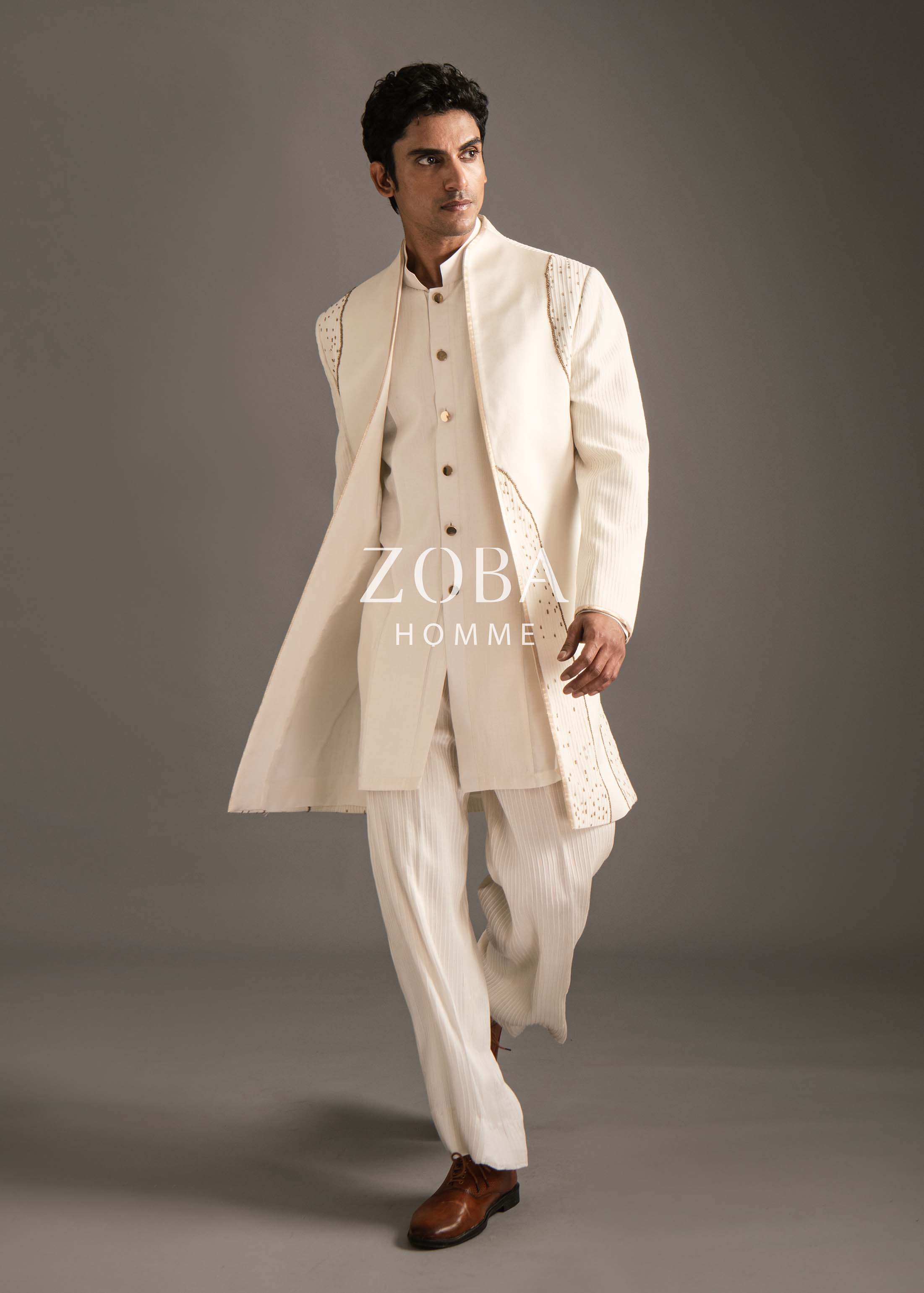 Cluster Cut Indo Western Set