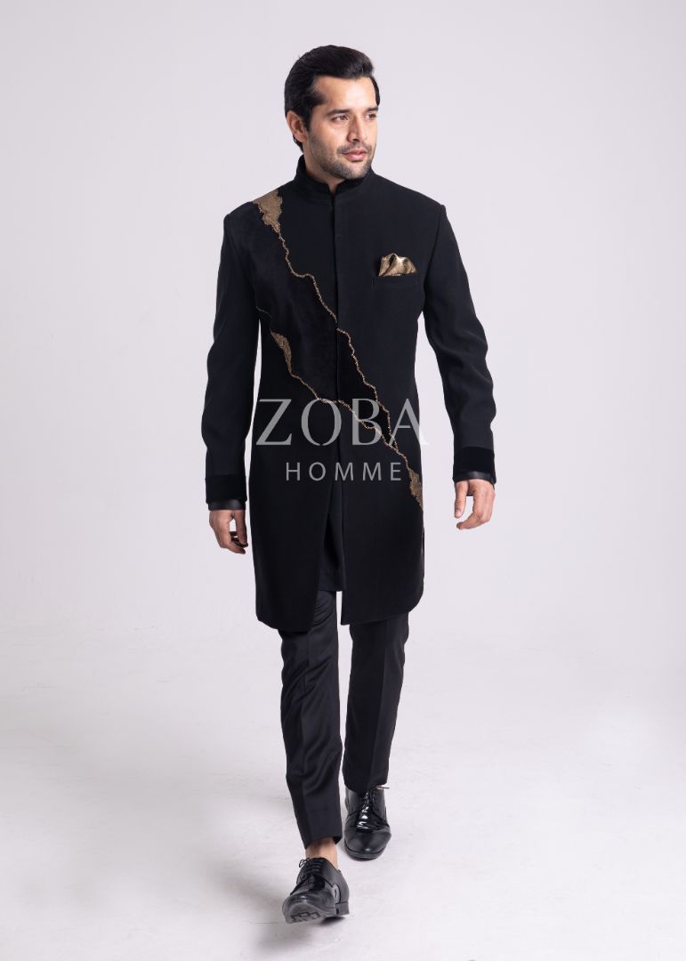 The Lighting Streak Indo Western Set