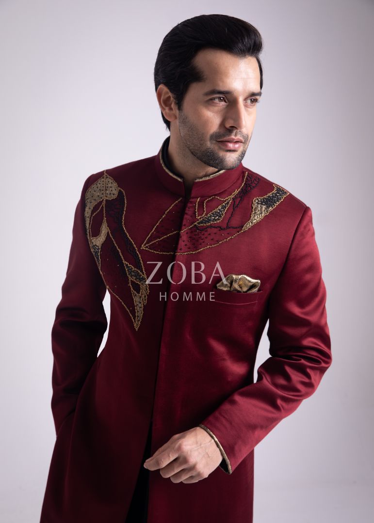 Marcescence Indo Western Set