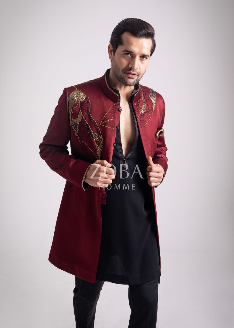 Marcescence Indo Western Set