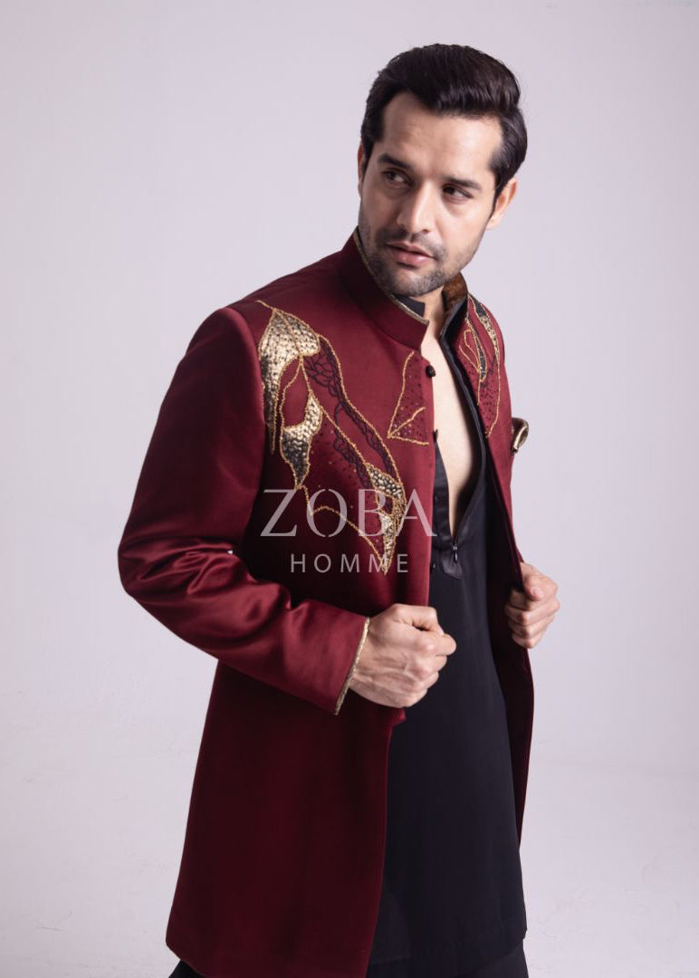 Marcescence Indo Western Set